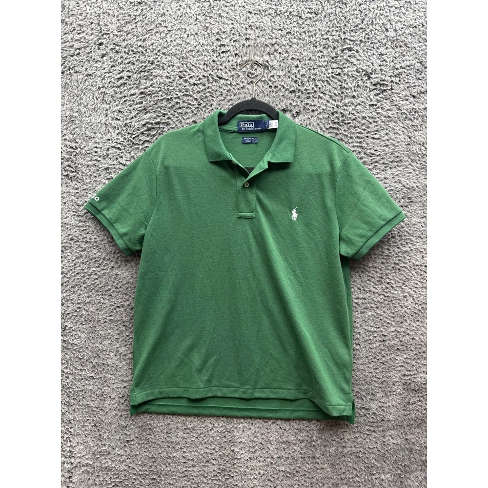 Polo Ralph Lauren Classic Fit The Earth Polo Shirt Stuart Green‎ Women's Size L